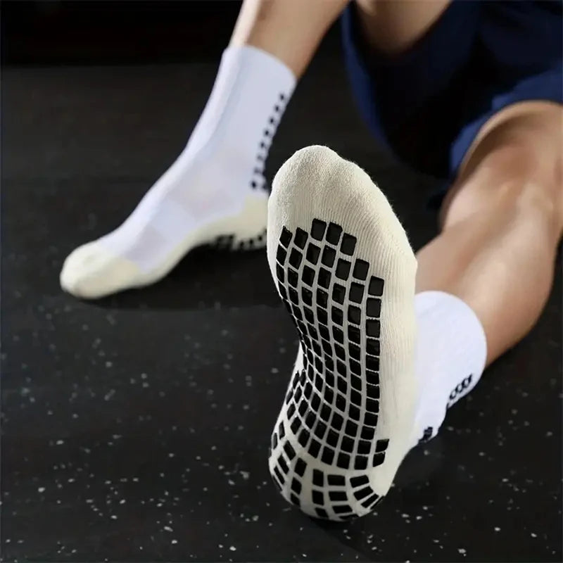 6 Pairs Pro Grip Football Socks